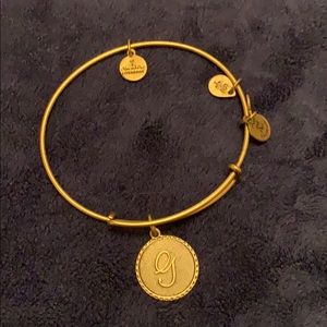 Alex and Ani “G” Letter Bracelet